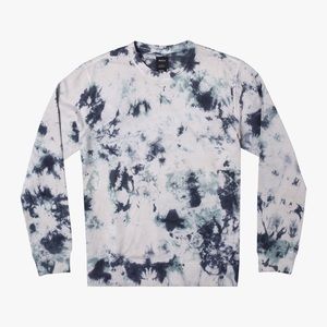RVCA Switch Tie Dye Crew Sweatshirt M